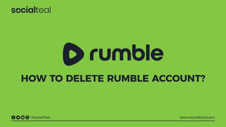 how to delete rumble account